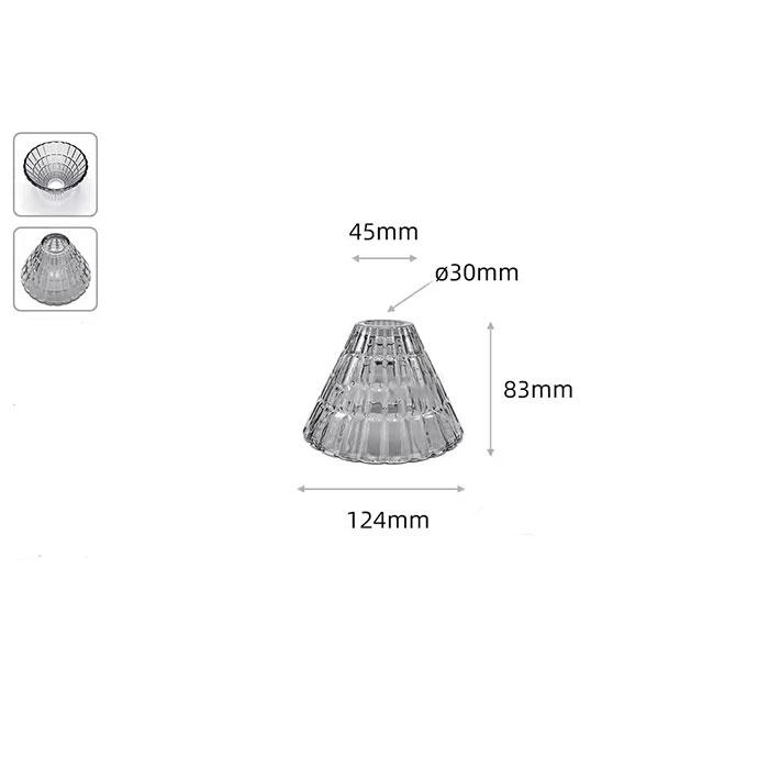 Clear Frost 30mm opening E14 Glass Lamp Shades Replacement,Green Amber 3cm Hole Glass Lampshade Cover for E12 Candle Wall Lights