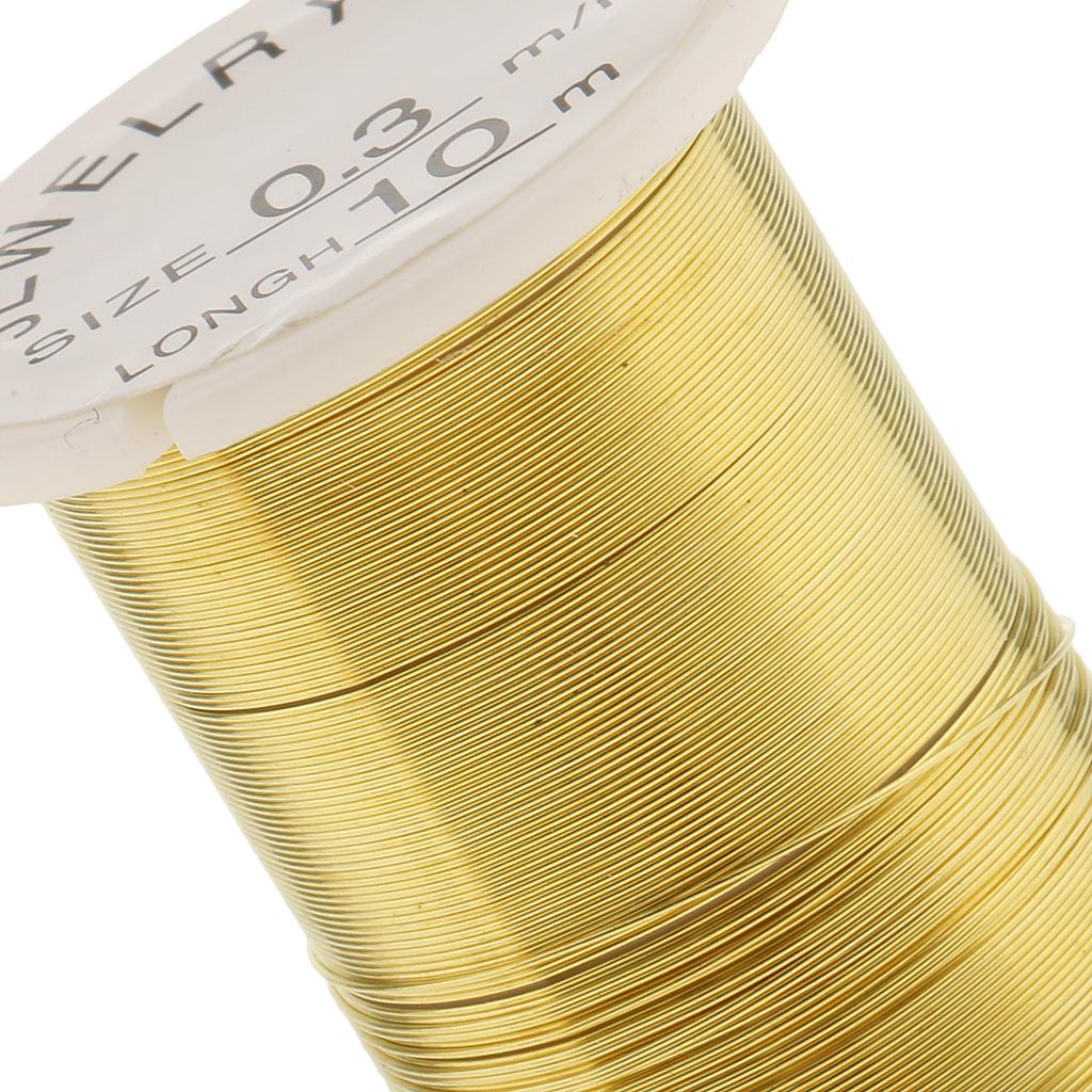 Buy 10 Rolls Copper Wire Beading Thread String Cord Jewelry Makings