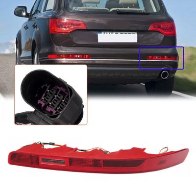 Right Rear Bumper Reflector Tail Light Lamp Red Lens For Q7 2007-2015