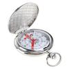 Compass Pocket Watch Flip-Open Compass Outdoor Navigation Tools Keychain