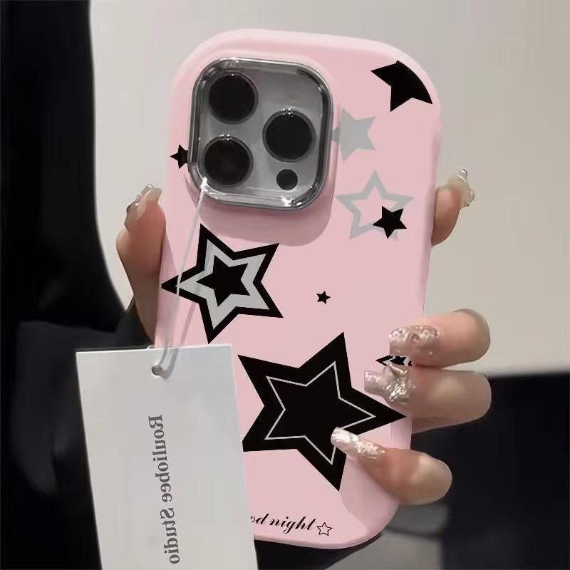 Pentagram Case for Apple iPhone 16 Pro Max/15/14/13/12/XS - Japanese, Korean, European, and American Styles