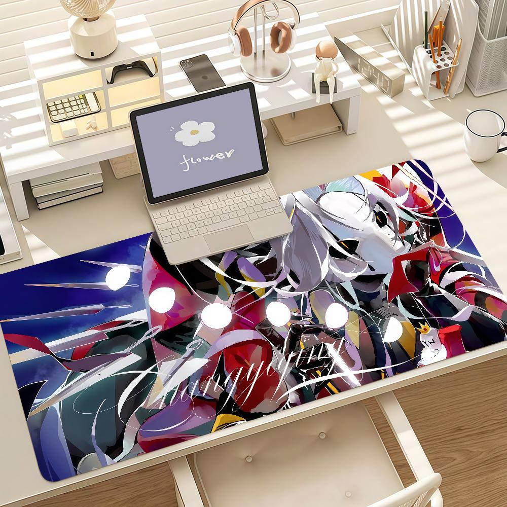 Game The F-freak C-circus Pierrot Mouse Pad Anti Slip Rubber Edge Locked Thickened Laptop Gaming Desk Mat