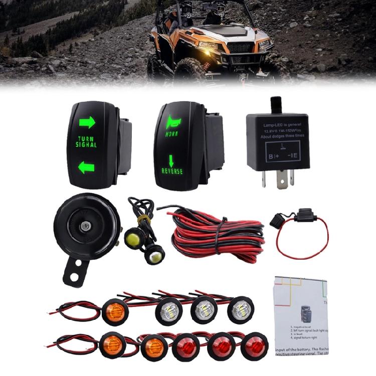 Industrial Grade Turn Signal Kits LED Turn Signal Kits with Horn for ATV UTV