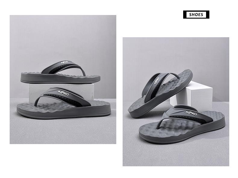 Men's Anti-Slip Massage Flip-Flops for Outdoor Beach Wear