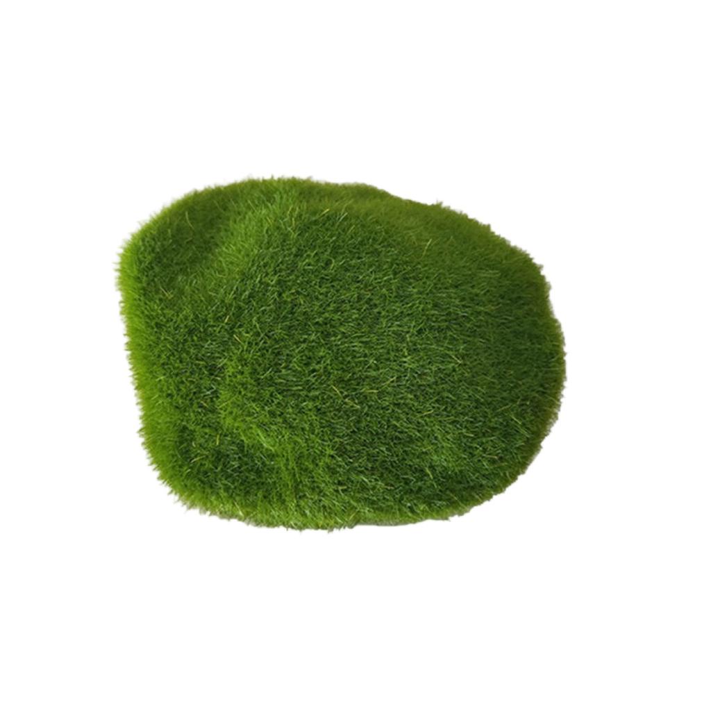 Simulated Moss Stone Micro Bonsai Decoration Fake Moss Stone Artificial Plush Stone
