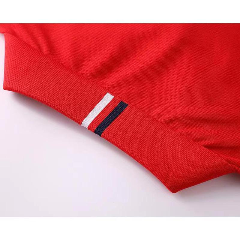 Camel Vår och sommar högkvalitativ tvättad bomull Ny broderad pikétröja för par pikétröja