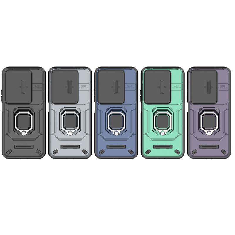 For Honor 200 Lite Case Cover Huawei Honor 200 Lite Capas Shockproof Back Slide Lens Protector Ring Holder Fundas Honor 200 Lite