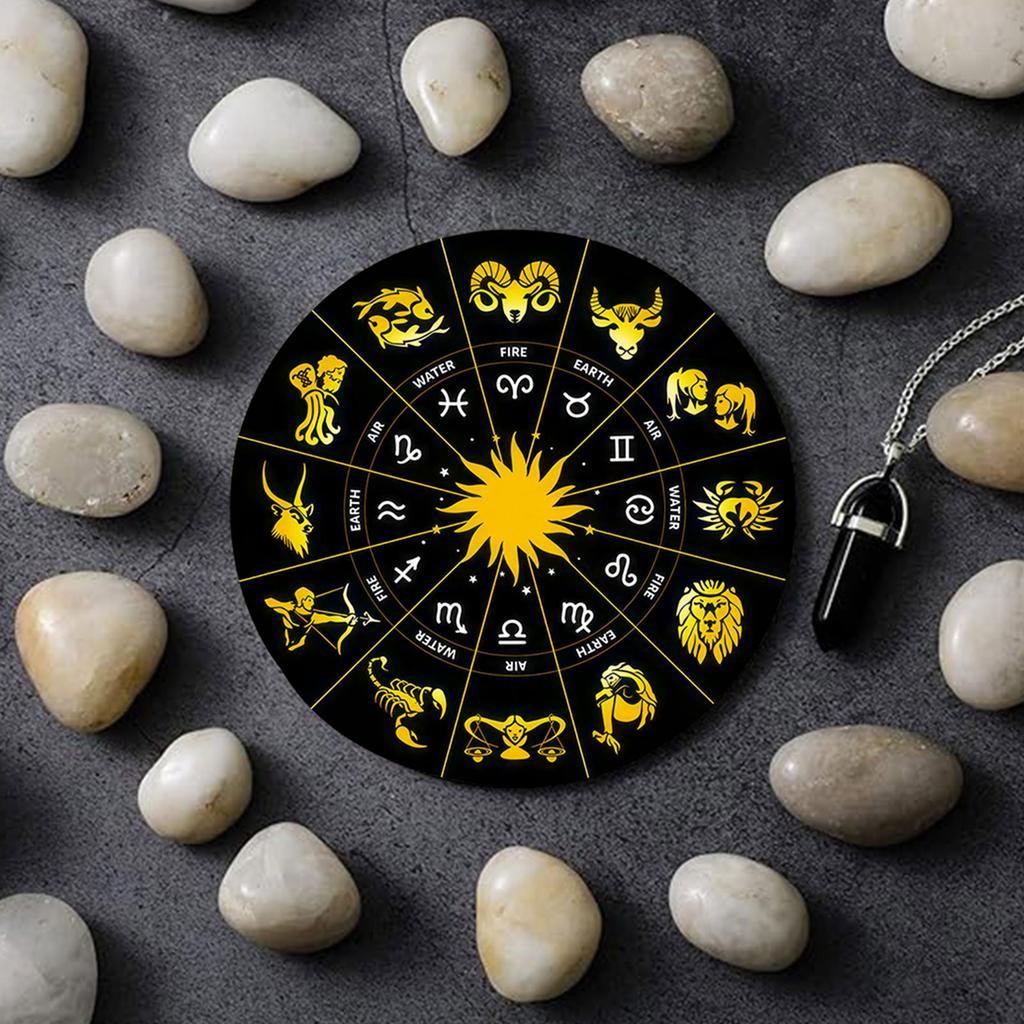 Pendulum Board Dowsing Divination Metaphysical Message Board Rubber Fortune Telling Board Witchcraft Wiccan Altar Board