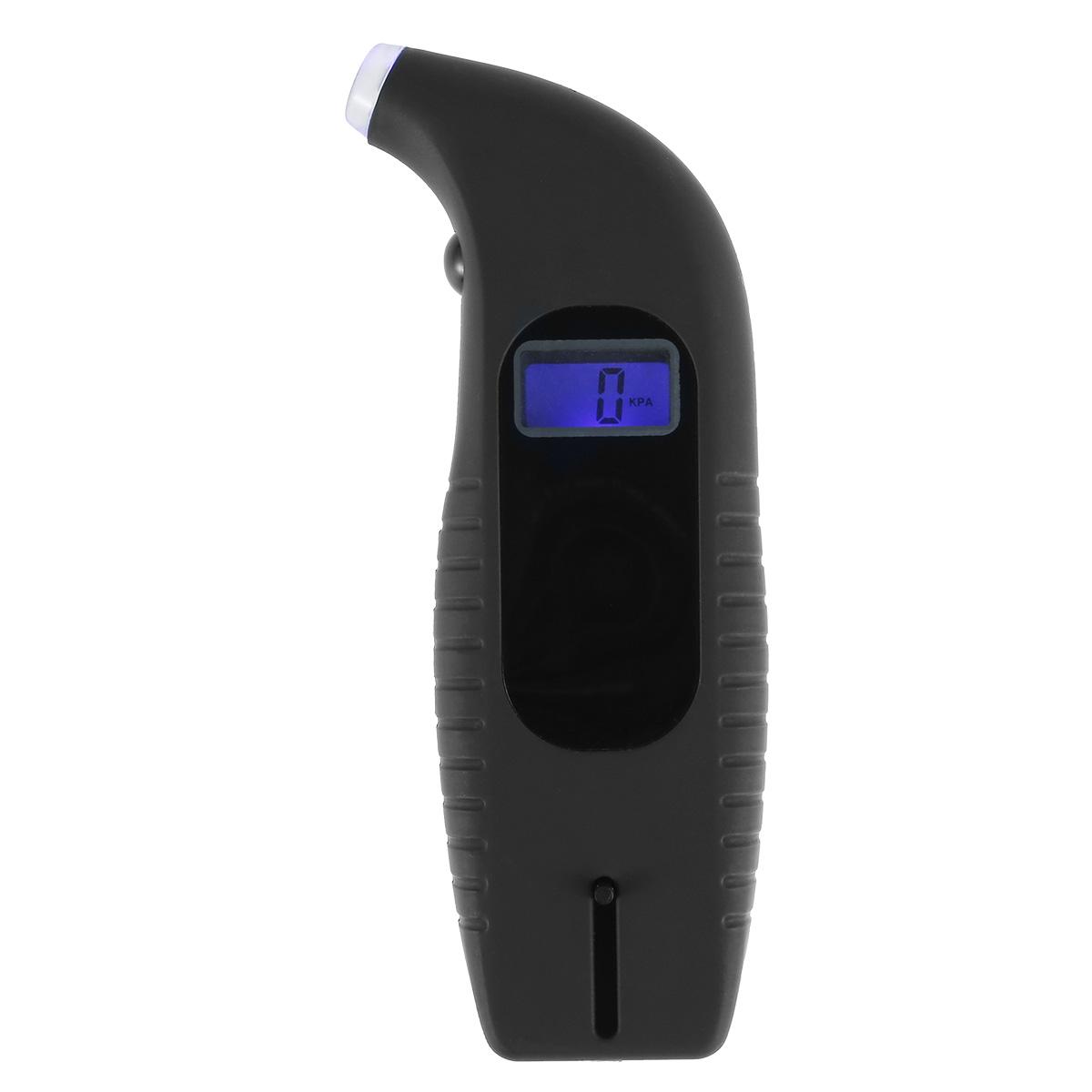 

Цифровий датчик тиску в шинах Портативний 150PSI Манометр повітря в шинах з підсвічуванням Високоточний вимірювальний прилад для моніторингу шин Автомобільний тестер чорний