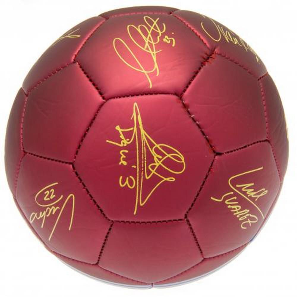 FC Barcelona Metallic Finish Signature Football