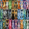 30PCS Elegant Cat Bookmarks Exquisite Reading Pages Book Markings Student Creative Gifts Decoration Page Markings Cards