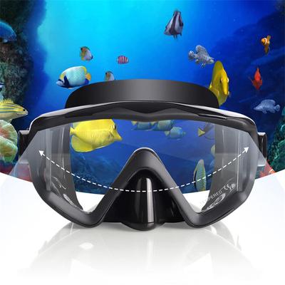 Maschera subacquea professionale per lo snorkeling, occhialini da immersione, maschera panoramica in silicone per adulti, occhialini da nuoto per lo snorkeling