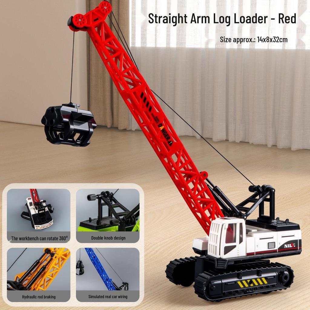 Eylemsizlik Mühendislik Aracı için Damperli Kova ve Forklift Durdurma Arabası Modeli ile Çocuk İtmeli Ekskavatör Oyuncağı.