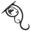 Siding Plant Hook Black Iron Wall Hooks Decorative Plant Hanger for Hanging Plant Bird Feeder Wind