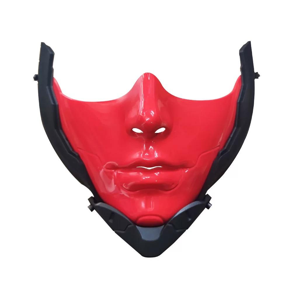 Tactical Techwear Mechanical Punk Half Face Mask Man Woman Mecha Style Technology Mechan Masks Cosplay Props