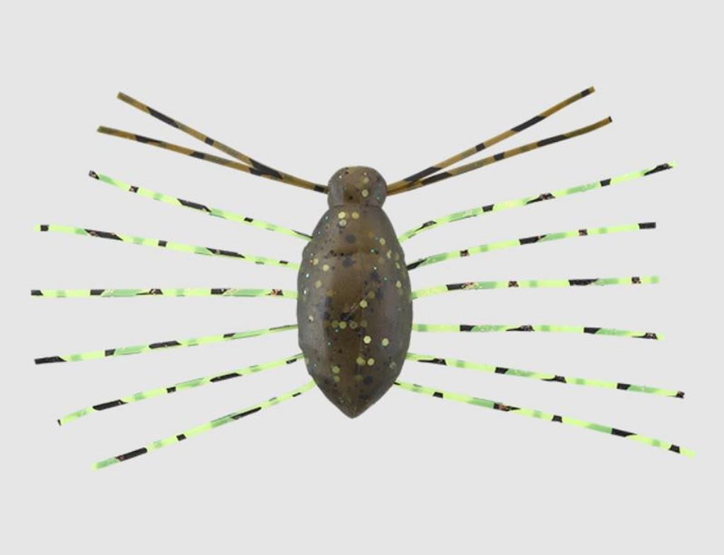 Jackall Need Bug 28.5mm Floating Lure Green Pumpkin Chart Flakes (5119)
