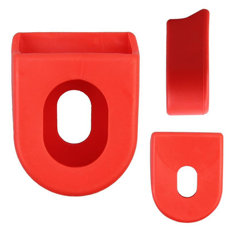 Fahrrad Silikon Kurbelabdeckung Schutz Silikonhülle Pedal Kurbelgarnitur Schutzhülle Mountain Road Bike Radfahren MTB Zubehör