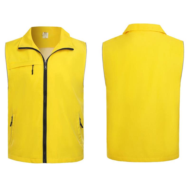 Custom Charity Event T-shirt Vest with Logo Printing for Volunteers