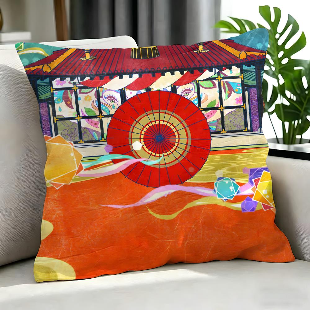 Anime MMononokeed Cushion Cover Cushion Cover Set Pcs X X X Pillowcase Decorative Sofa Home Decor