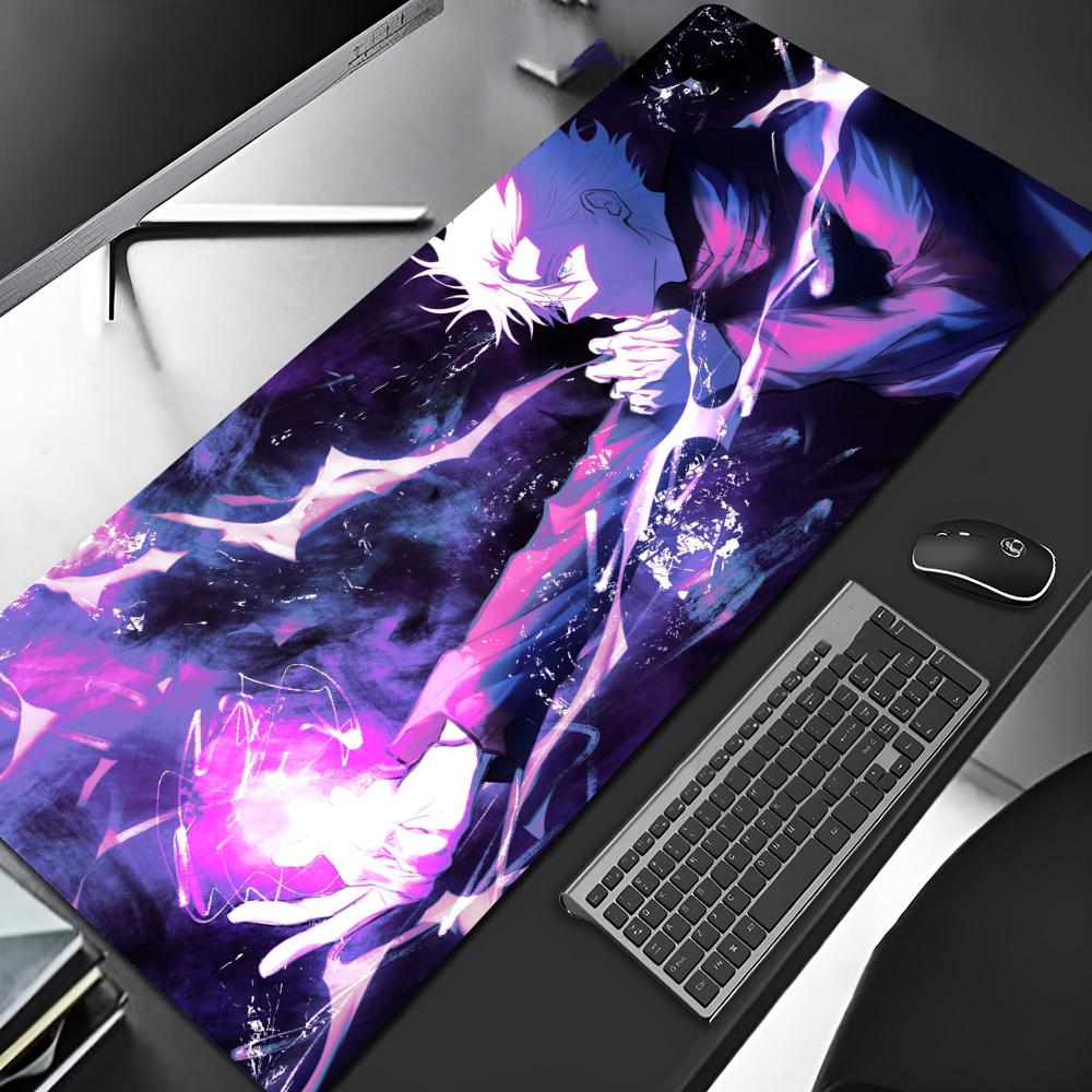 Anime Jujutsu Kaisen Mouse Pad Gaming Gamer Locking Edge Big Computer Gamer Large Rubber Art Mousepad Laptop Desk Mat