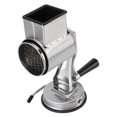 Manual Cheese Grater Shredder Stainless Steel Kitchen Hand Crank Grinder with 5 Interchangeable Blades and Handle for Vegetable