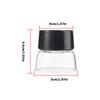 Cylinder Magnifier 10x Magnifying Glass With Scratch Resistant Lens Eye Magnifier For Detailed Observation