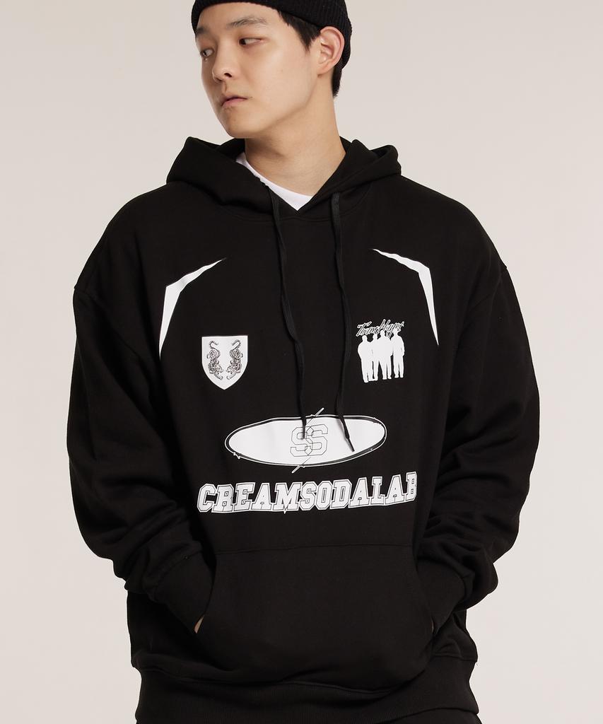 Crsdel Teamplay Hoodie Black White