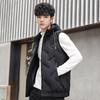 2026 Men's Trendy Hooded Down Vest - 80% White Duck Down, Casual Autumn/Winter Jacket