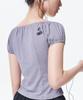 Leoninghai Polka Dot Slim Top [Sky Blue]