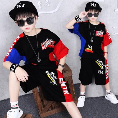 Children's Clothing Boys' Summer Suits Children's Summer Big Boys Boys Handsome Korean Two-piece Suit