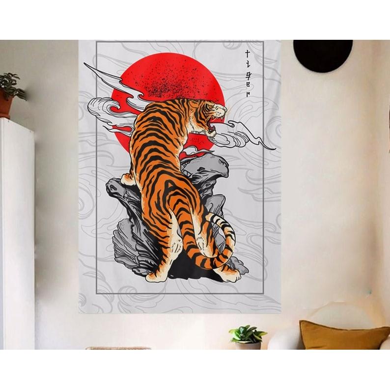 Trendy Tiger tapestry 75x100