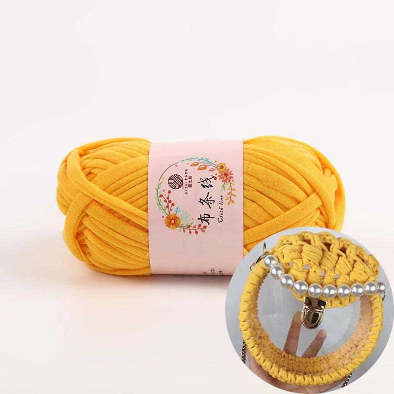 T Shirt Bulky Yarn for Hand Knitting Carpet Knitting Trap Crochet DIY Bag Purse Blanket Soft Thick Cloth Trapillo Yarn