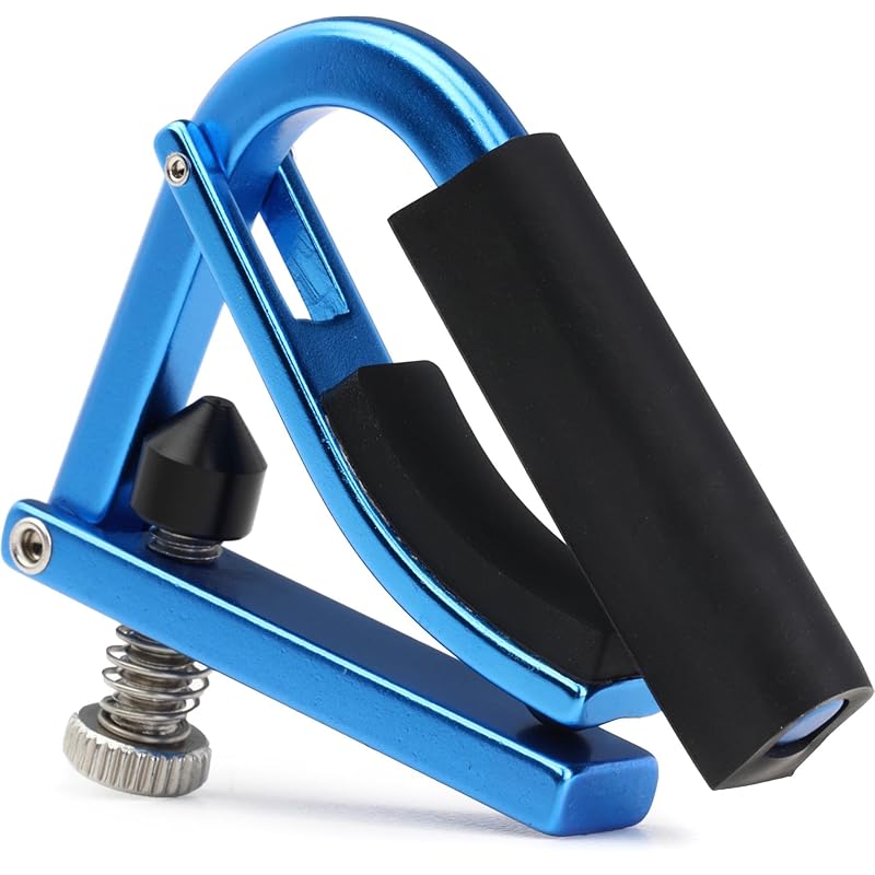 

SHUBB shabu capo tasto for ukulele Made of lightweight aluminum L-9 Blue blue