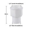 1/2" 3/4" 1" Female/Male Thread Reducing Connectors Garden Irrigation Plastic Joints Fish Tank Aquarium Drain Pipe Fittings 5Pcs