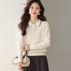 Srcr Women's 100% Wool Cable Knit Sweater