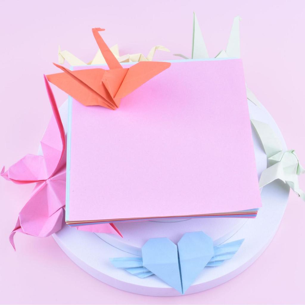 10-Color 15x15cm Origami Paper for Kids - DIY Crafts & Flower Cutting