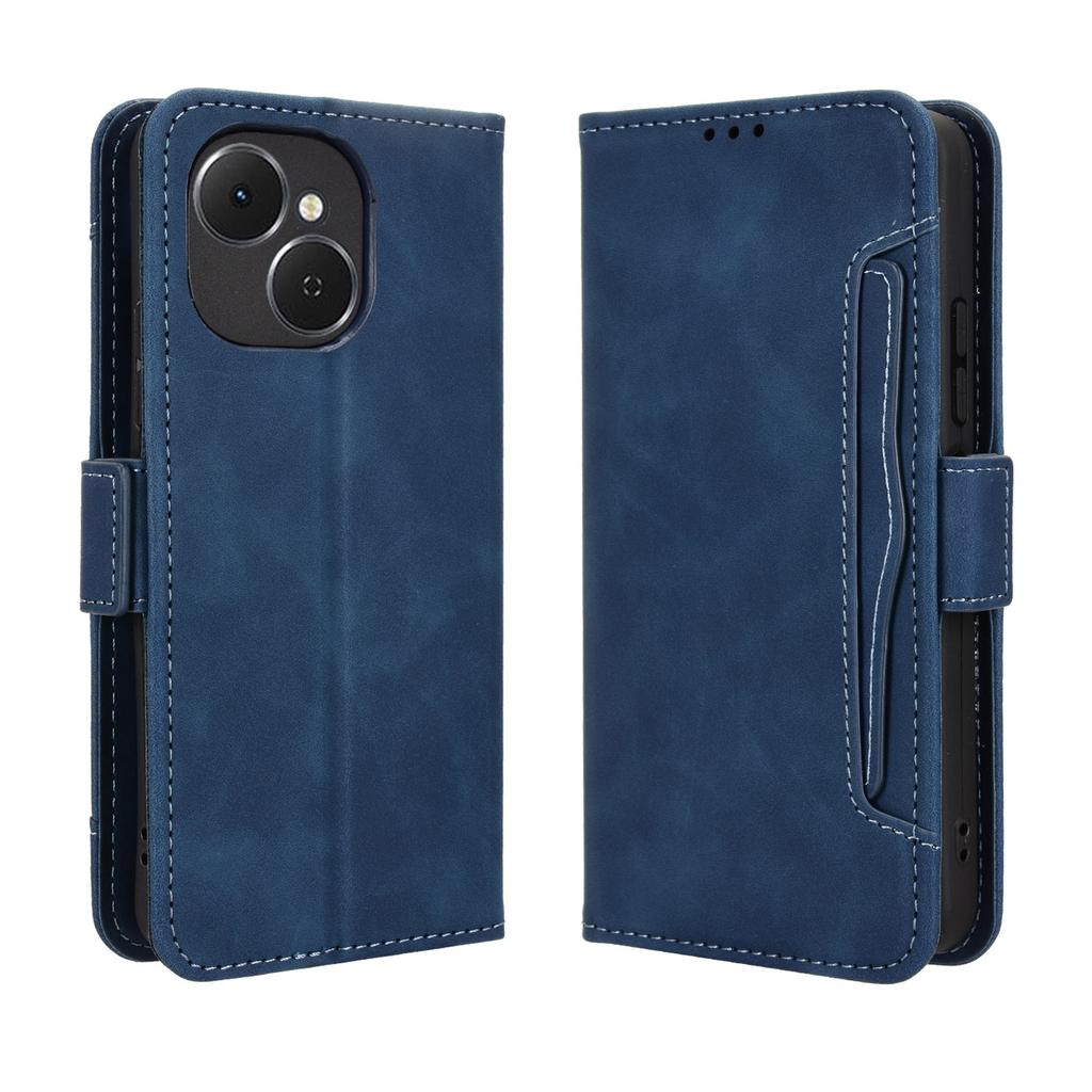 Voor TECNO Spark 40C Leren Hoesje Telefoon Portemonnee Cover met Meerdere Kaartsleuven