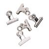 Nail Extension Clips Reusable Alloy Curve C Nail Art Pinching Clips DIY Manicure Tool Silver Color 10 Piece Set