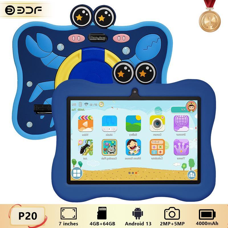 

7 Kids Tablet with WiFi, Parental Controls, Education Features, 1280x800 IPS Display 4GB рожевий