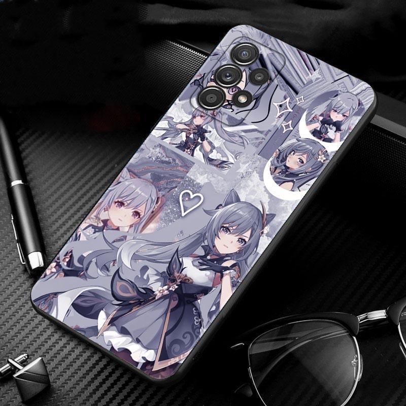 Anime Genshin Impact Case For Samsung Galaxy A51 A71 A41 A31 A11 A01 A72 A52 A42 A32 A22 A21s A02s A12 A02 Phone Shell Capa