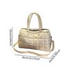 Large Capacity Lightweight Crossbody Bag Womens Quilted Shoulder Tote Purse Fashionable Handbag for Daily Use