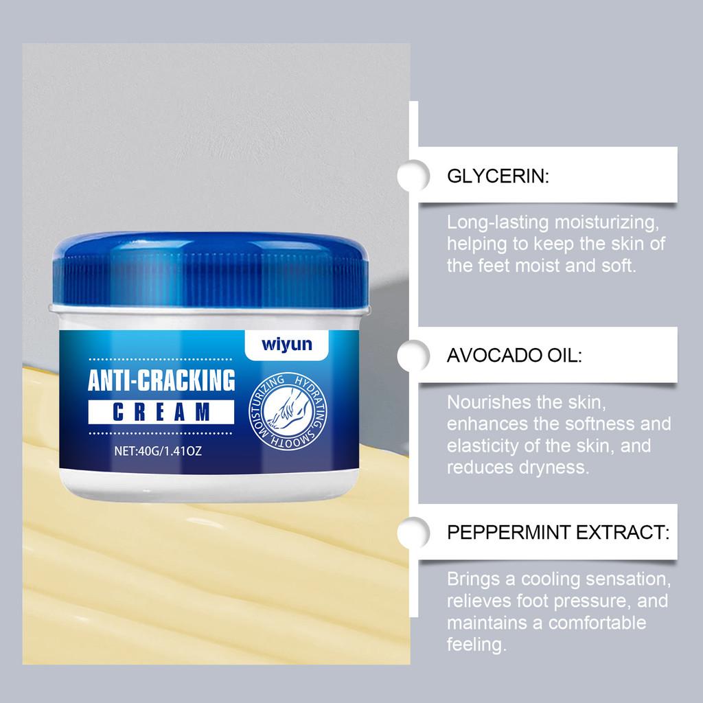 Nourishing Foot Cream For Dry Cracked Skin Moisturizing Hydrating Exfoliating Treatment