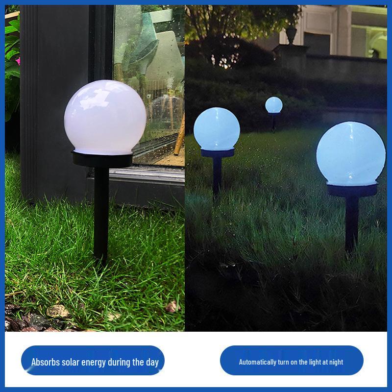 Waterproof Round Bubble Lawn Light - Chinese Style Garden & Villa Outdoor Lighting
