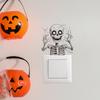 Wall Halloween Skeleton Decal With Selfadhesive Pvc Material For Decoration Home