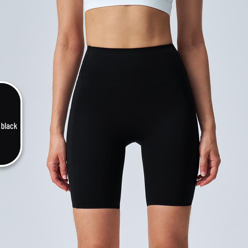 Lulu High Waist Tummy Control Yoga Shorts with Pockets