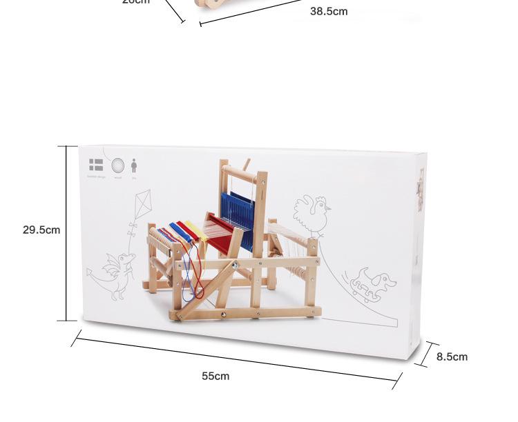 Handmade Children's 3D Weaving Toy Loom for Early Learning