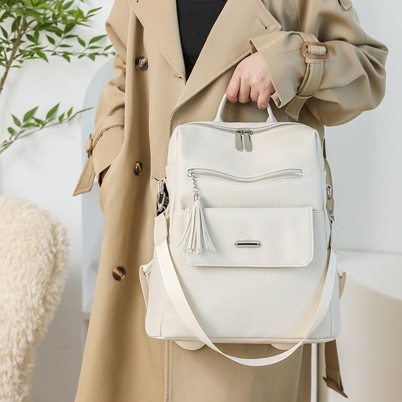 Women's Backpack New Street Trend Simple Fashion Large Capacity Travel Backpack