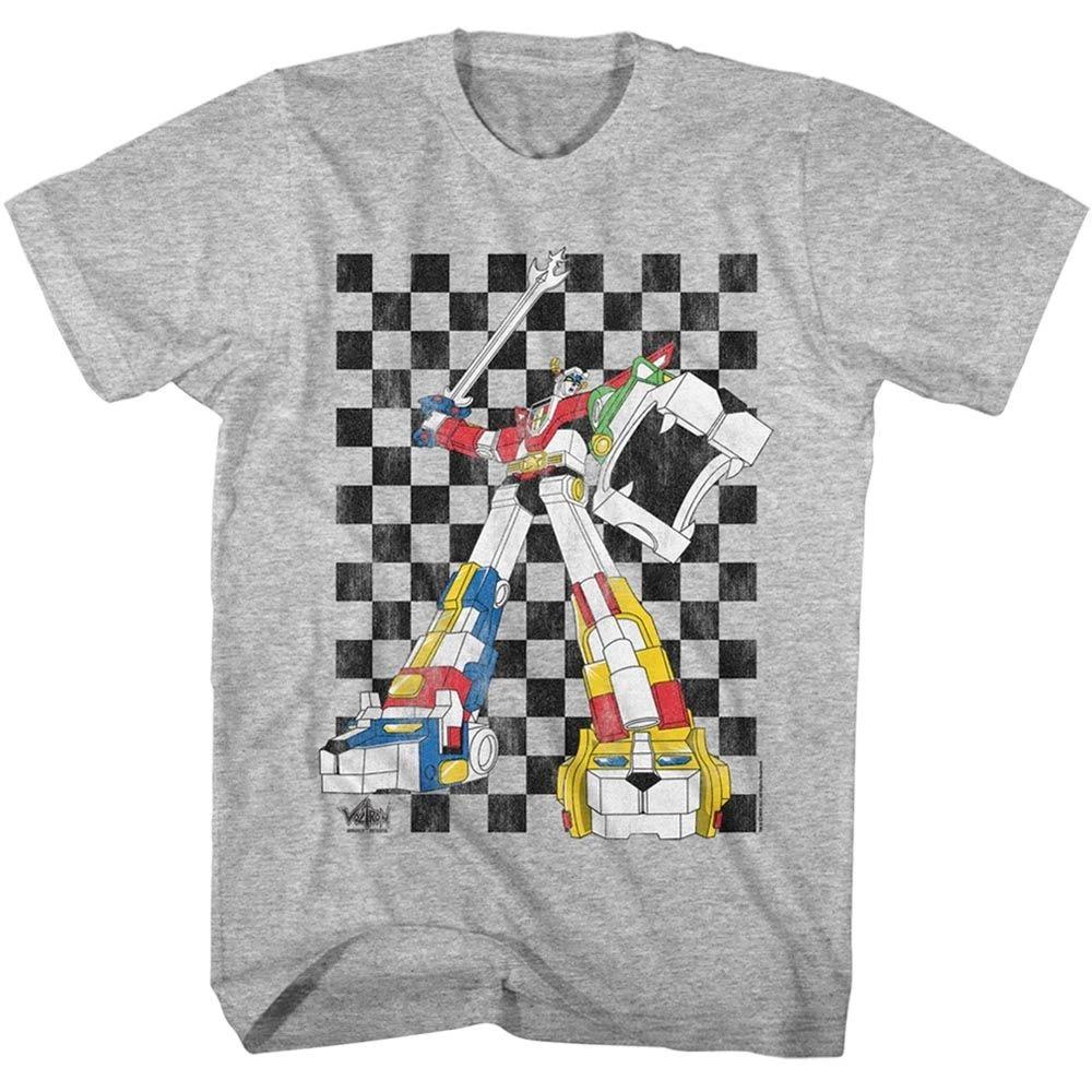 Voltron - 80s Checkerboard - Short Sleeve - Heather - - Children s T-shirt 130