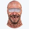 3D Tištěná Vtipná Žertovná Maska Vtipná Nákrčník Kapuce Vložka do Helmy Maska na Jízdu na Motocyklu Halloweenská Párty