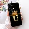 For Tecno Camon 50 4G Case CN5 Luxury Crown Letters Cover Soft TPU Phone Case For Tecno Camon 50 Pro 4G CN5c Camon50 Fundas Bags
